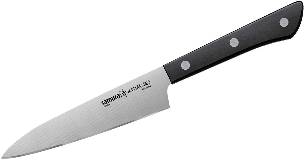 Нож кухонный Samura HARAKIRI SHR-0021B/K, универсальный, 120 мм фото