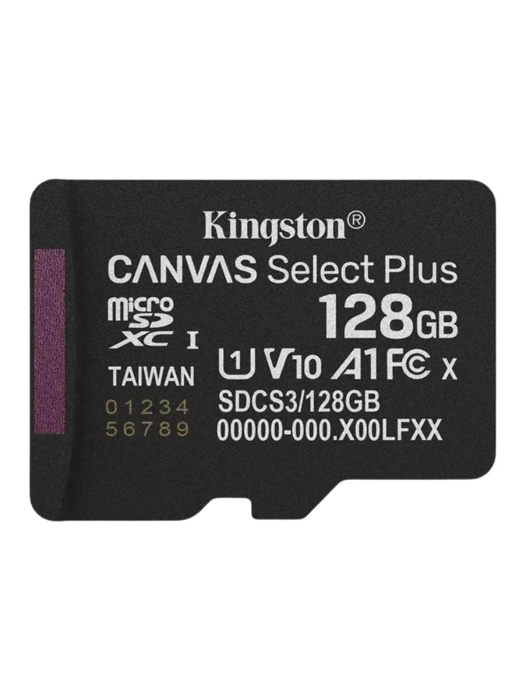 Карта памяти microSDXC Kingston Canvas Select Plus UHS-I U1 V10 A1 (150 mb/s) 128 Gb фото
