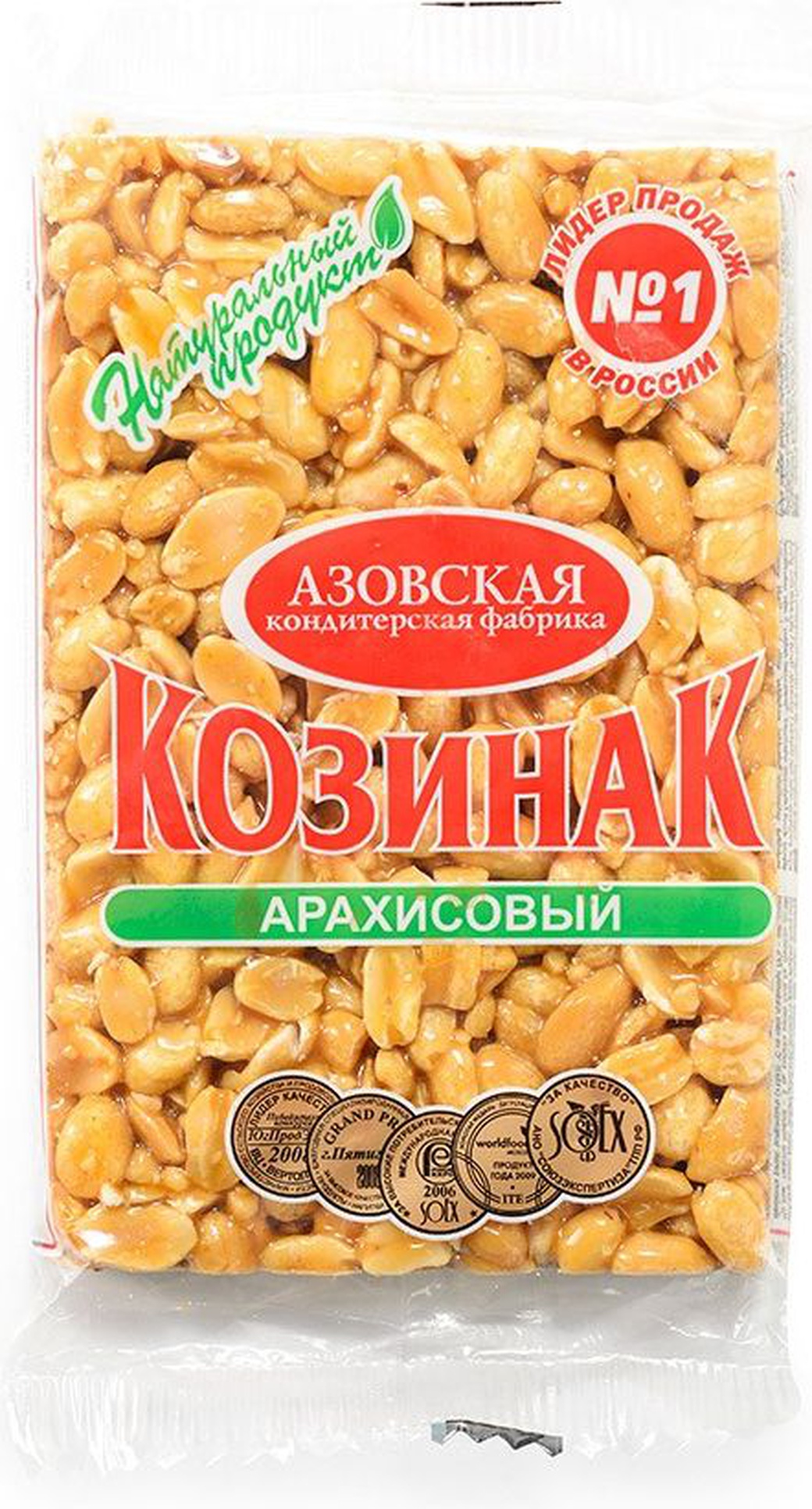 Козинак Азовская кондитерская фабрика арахисовый 170г фото