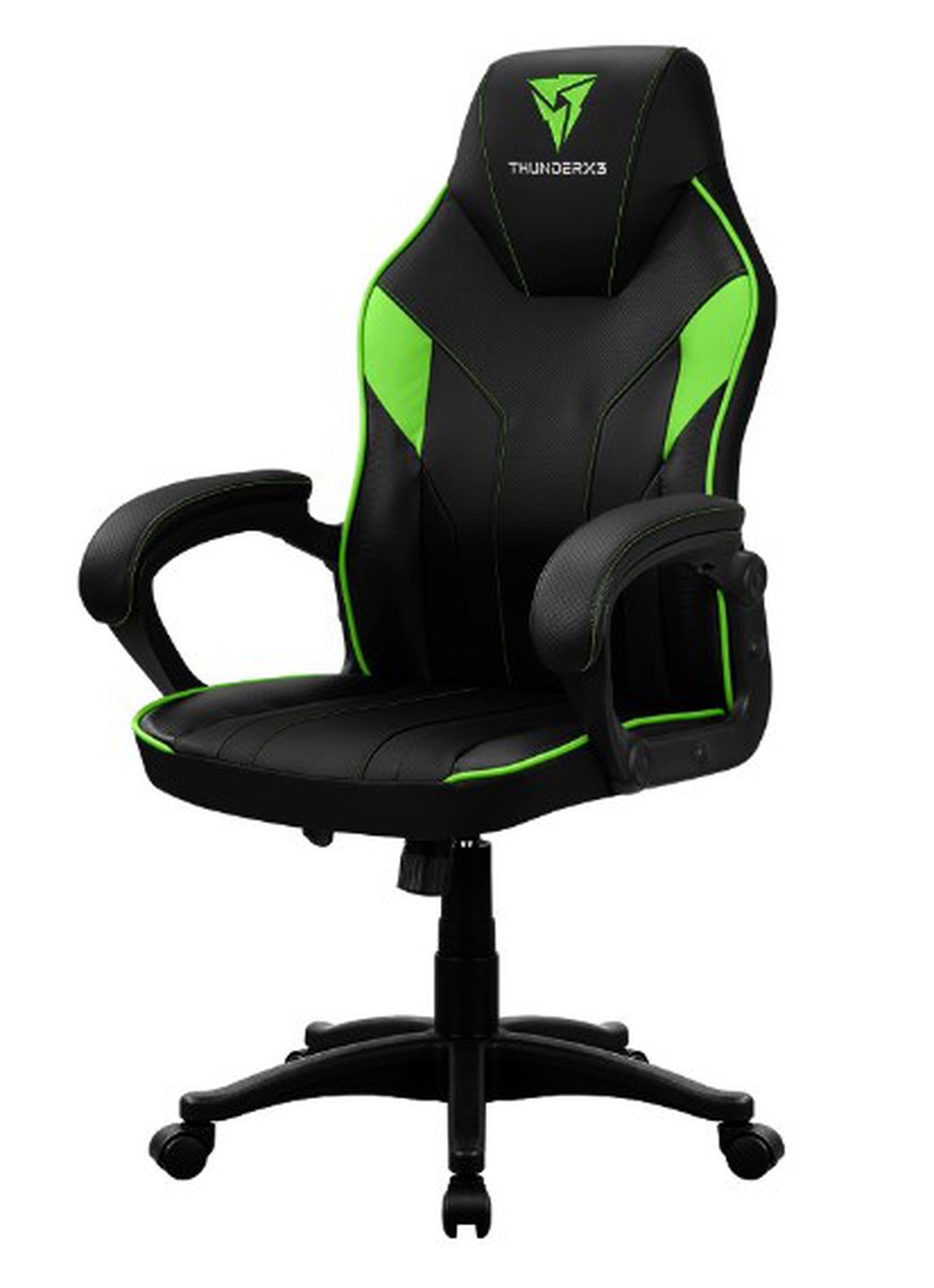 Игровое кресло ThunderX3 EC3-BG черно-зеленый AIR Tech, экокожа фото