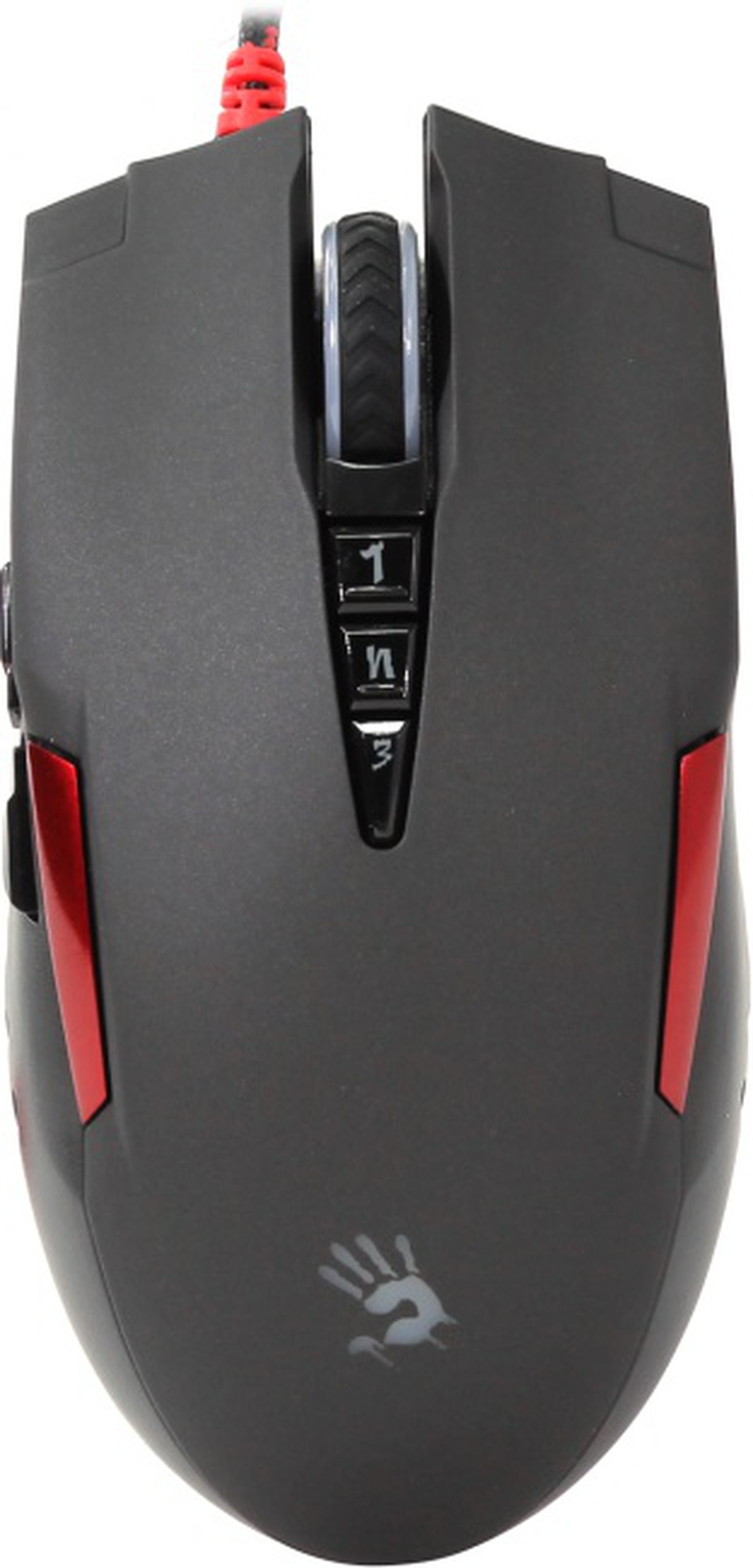Мышь A4 Bloody V2M черный/красный оптическая (3200dpi) USB игровая (8but) фото