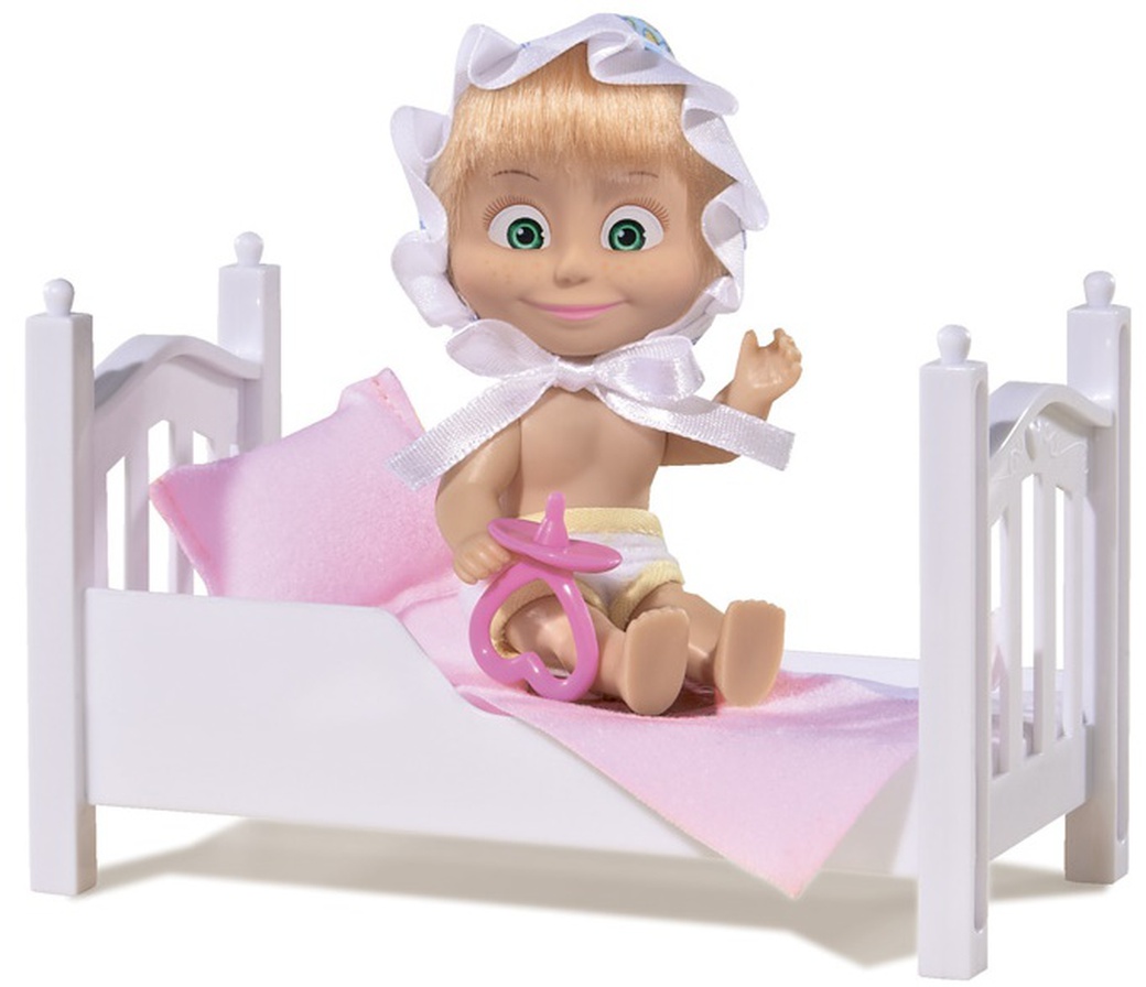 Simba Кукла Маша с кроваткой и аксесс. фото