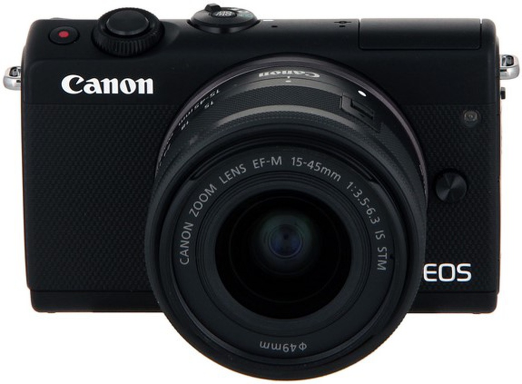 Беззеркальный фотоаппарат Canon EOS M100 kit EF-M 15-45mm f/3.5-6.3 IS STM черный фото
