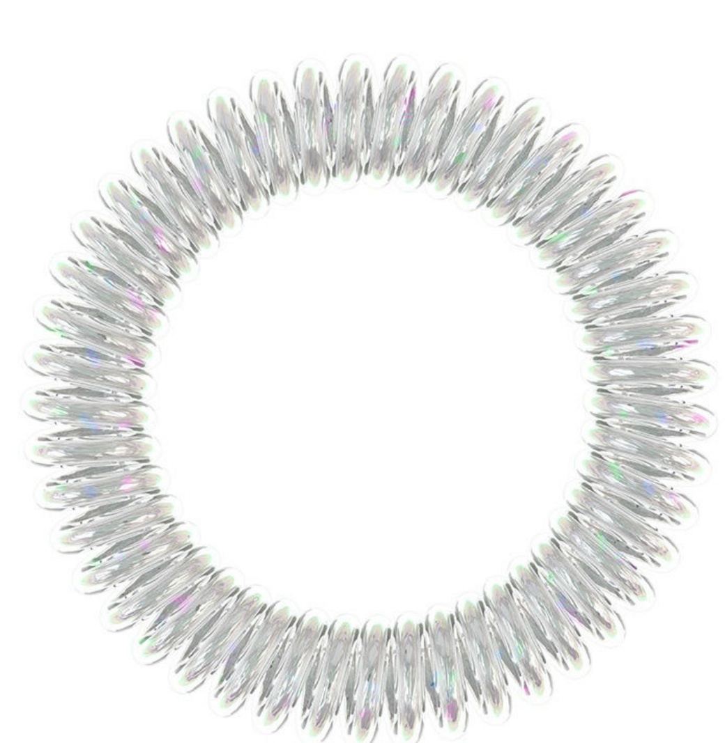 Резинка-браслет для волос invisibobble SLIM Bauble, серебряный фото