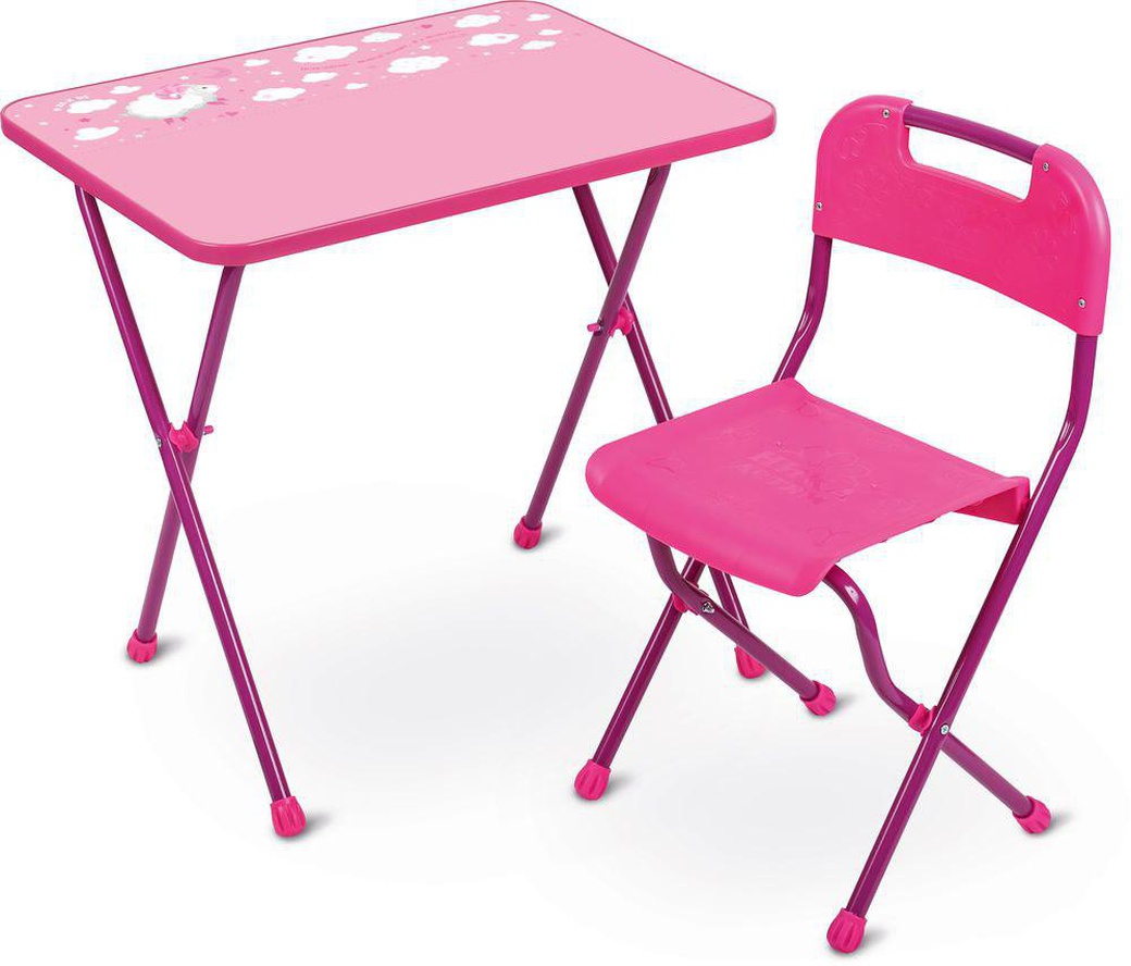 Ника Комплект (стул стол), (роз) фото