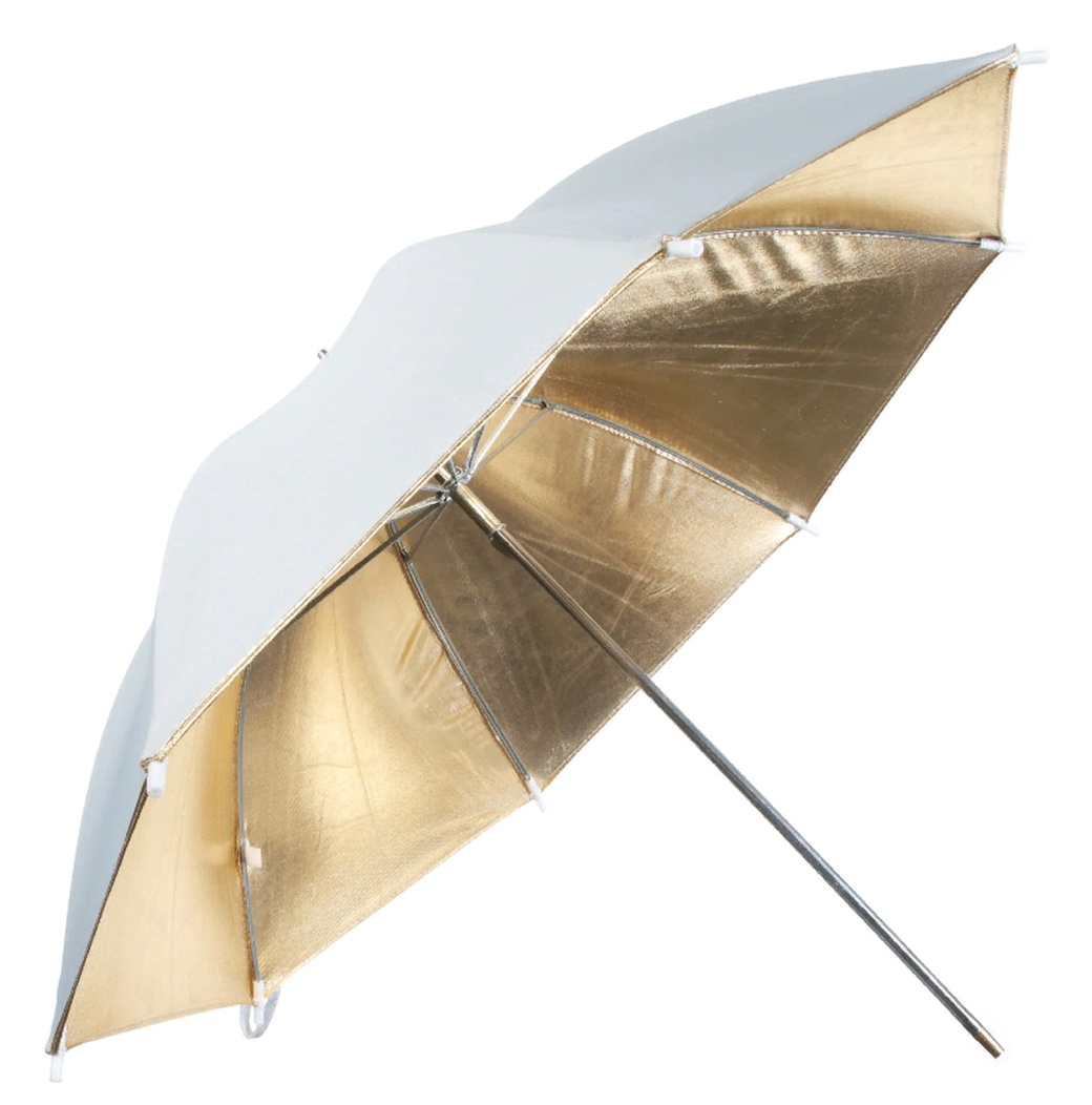 Зонт Falcon Eyes URN-48GW отражающий золото/белый 90см фото