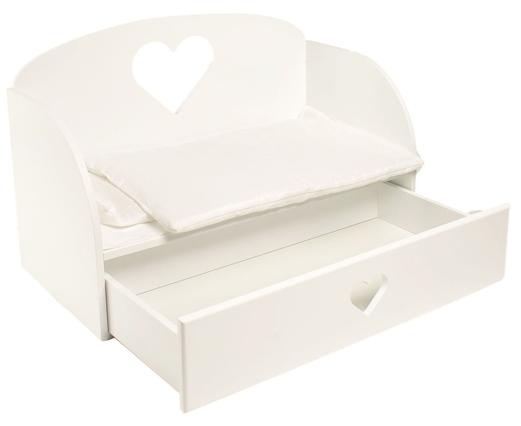 Диван – кровать PAREMO "Сердце", цвет: белый фото