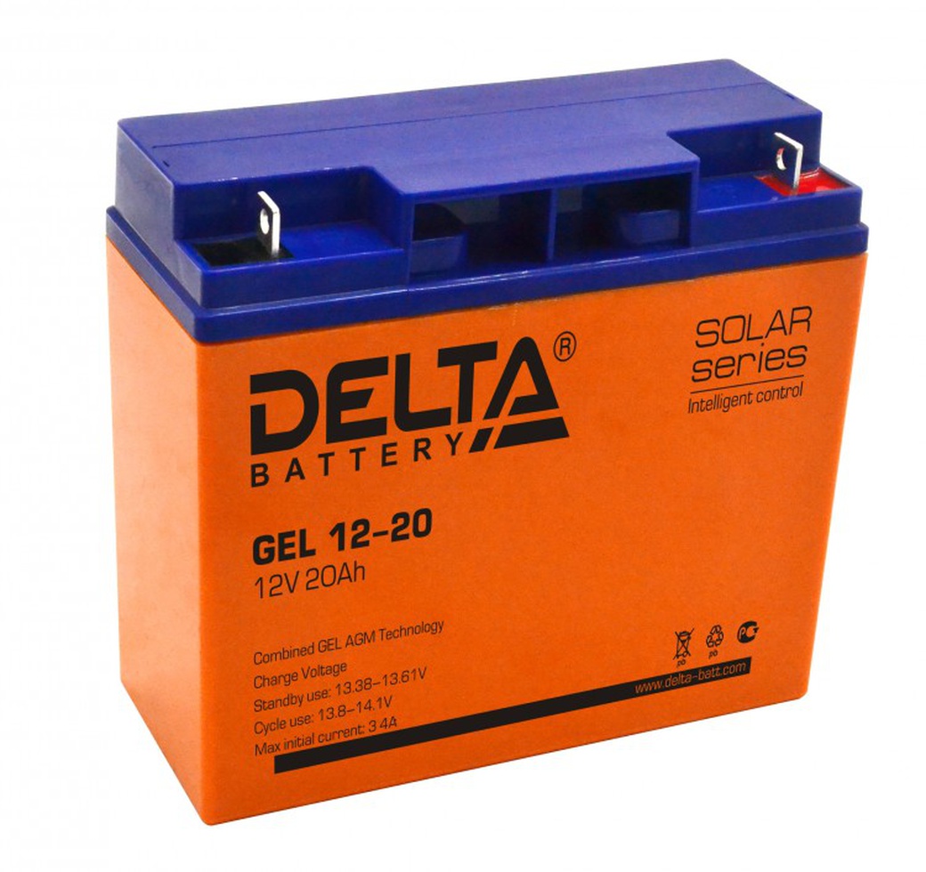 Аккумулятор Delta GEL 12-20 фото