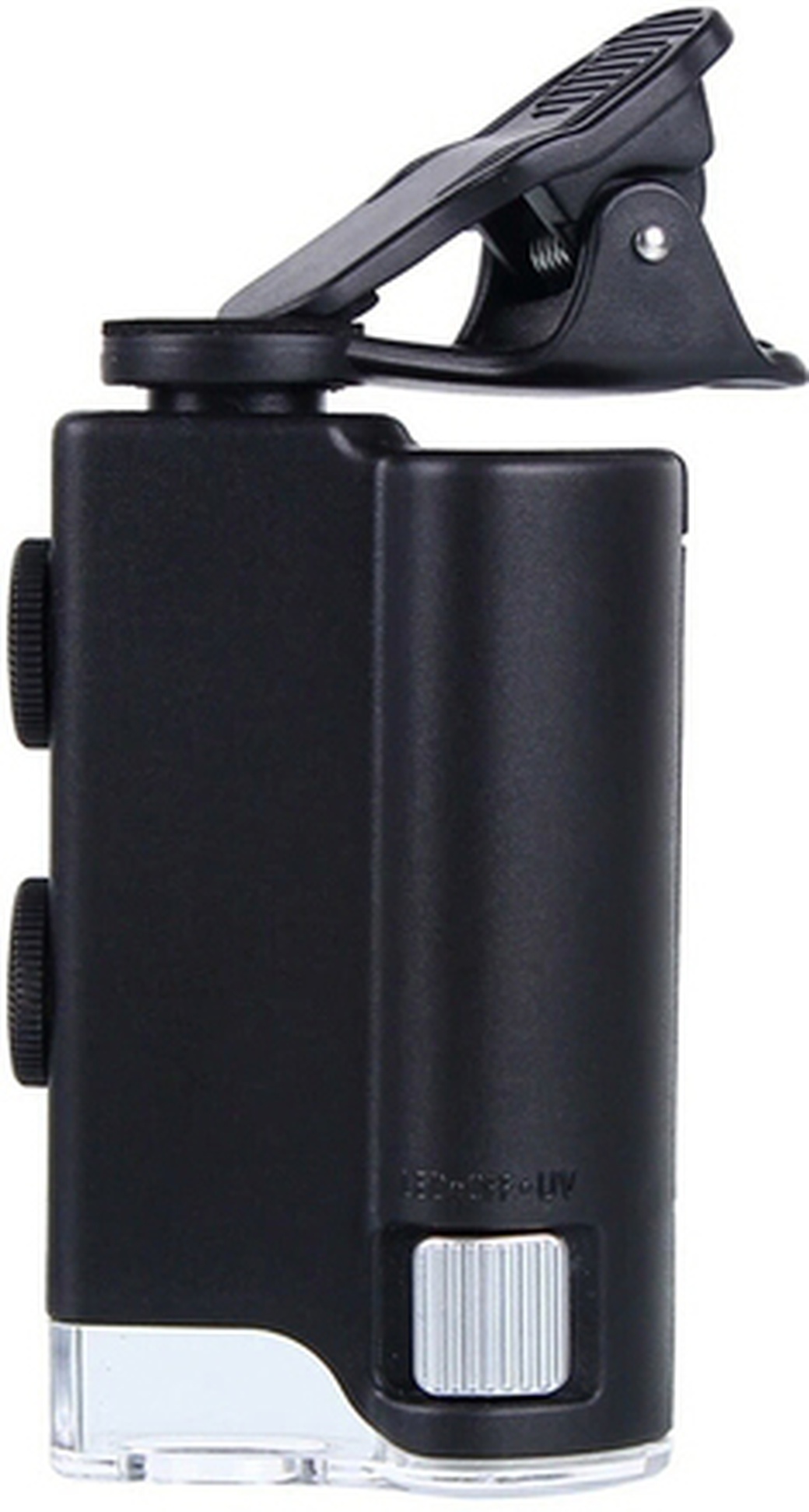 Микроскоп карманный Kromatech 60-100x мини, с креплением для смартфона, подсветкой (1 LED) и ультраф фото