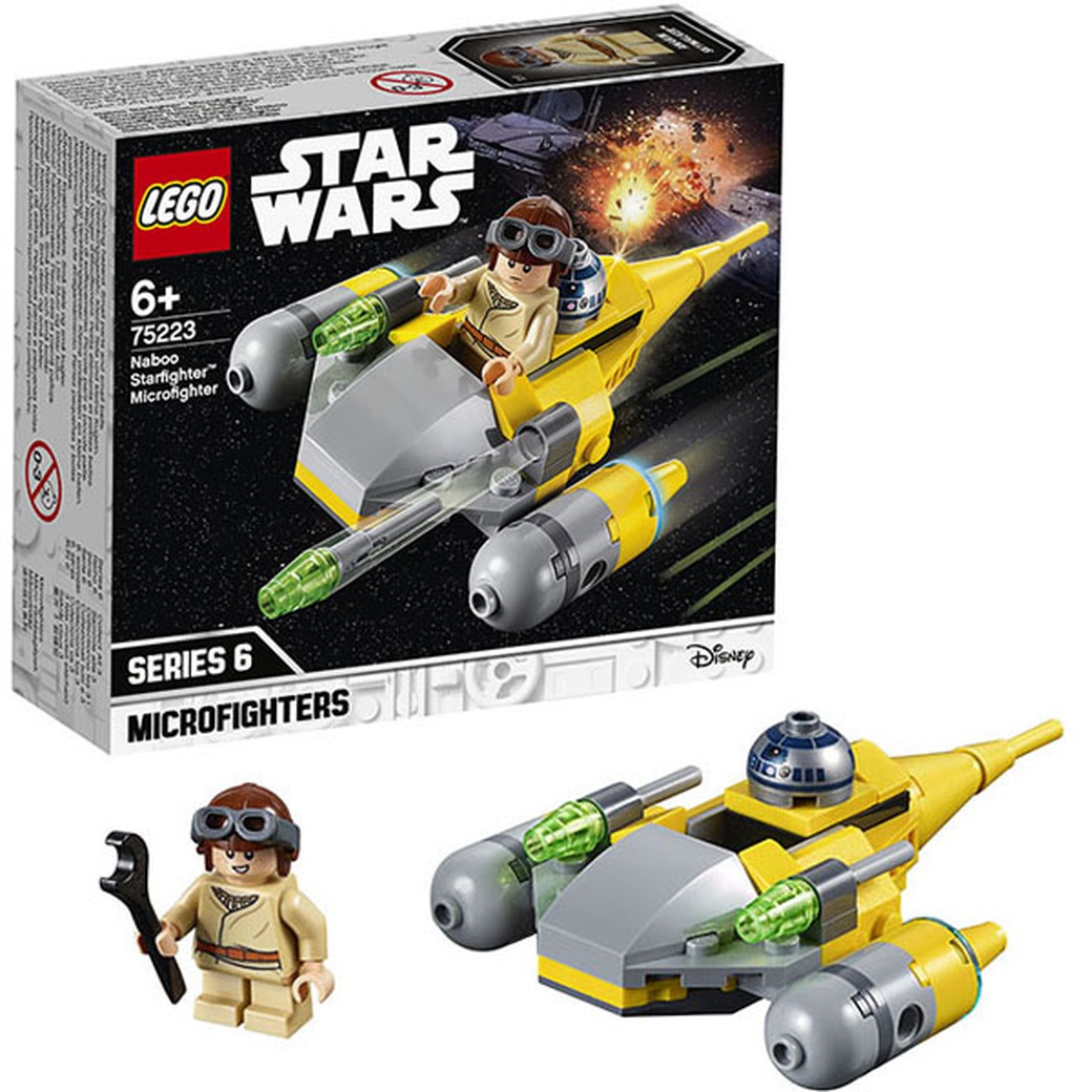 Lego Star Wars Микрофайтеры Истребитель с планеты Набу конструктор 75223 фото