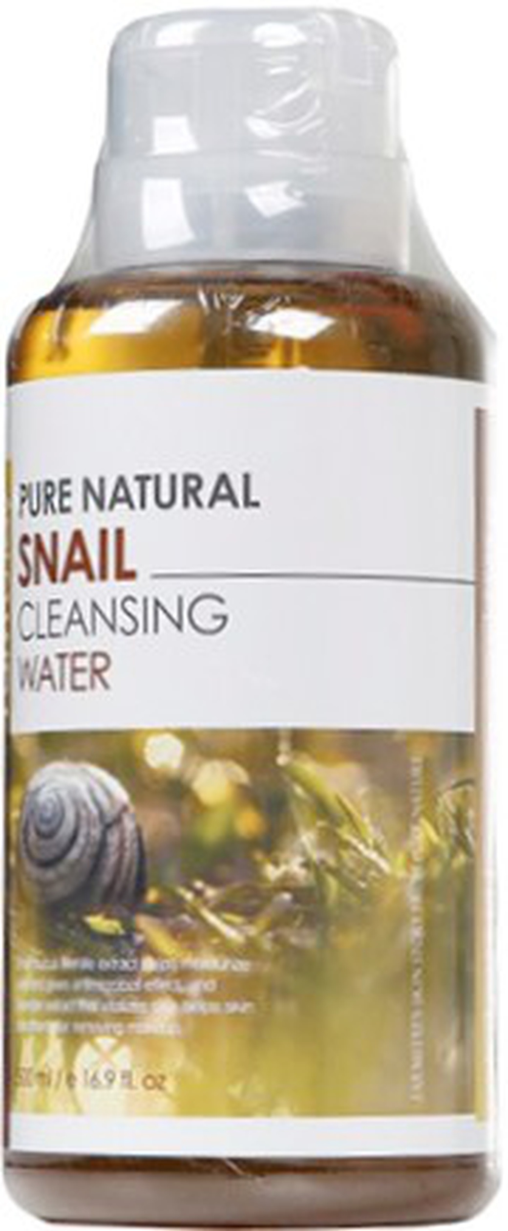 Myungin Cosmetics "Cleansing Water Snail" Вода для очищения кожи лица и снятия макияжа, с муцином улитки, 500 мл фото
