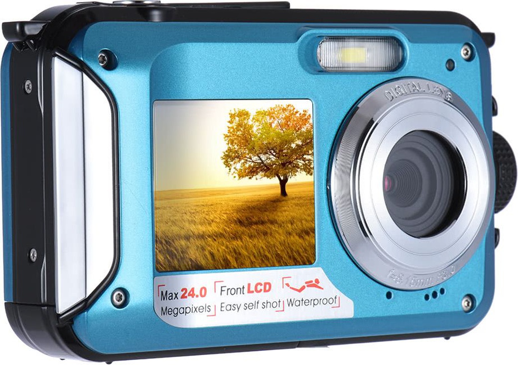 Цифровая камера Amkov Dual LCD 2,7" HD 24MP 16X 1080P 30FPS фото