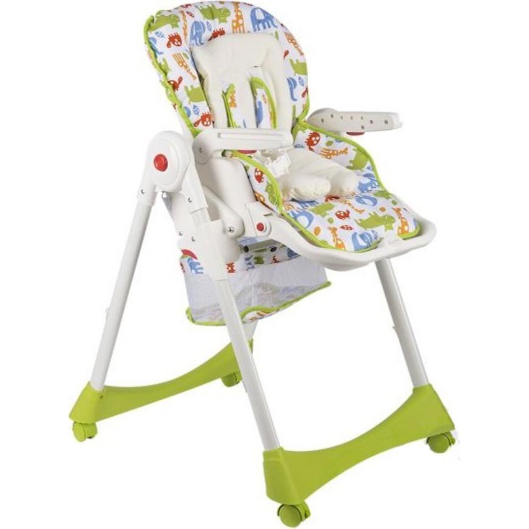 Capella S-205 - стульчик для кормления с корзиной для игрушек (зеленый) фото