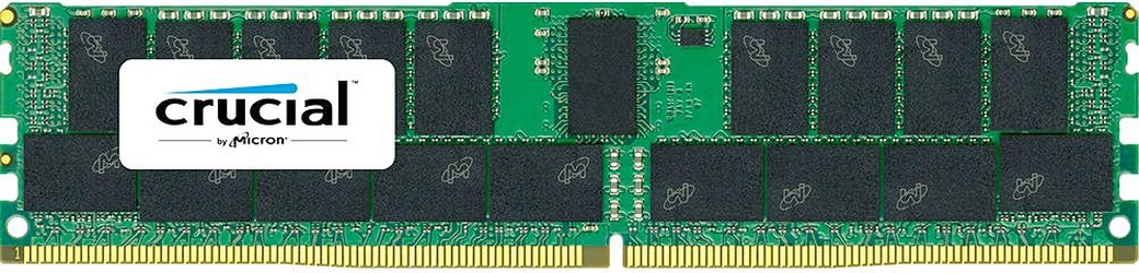 Память оперативная DDR4 32GB Crucial DDR4 2666 MT/s (PC4-21300) CL19 DR x4 ECC Registered DIMM 288pin фото