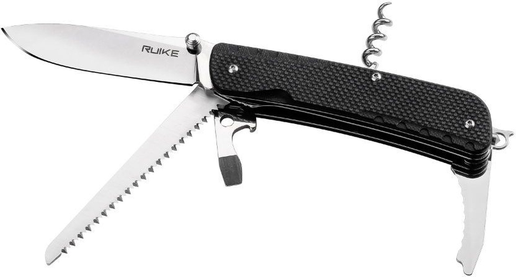 Нож Ruike LD32-B, 13 функций, черный фото