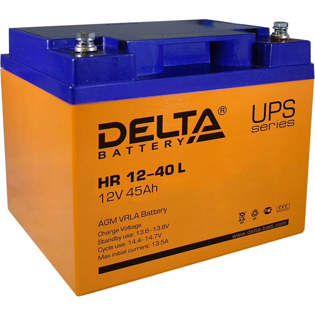 Аккумуляторная батарея Delta HR 12-40 L фото