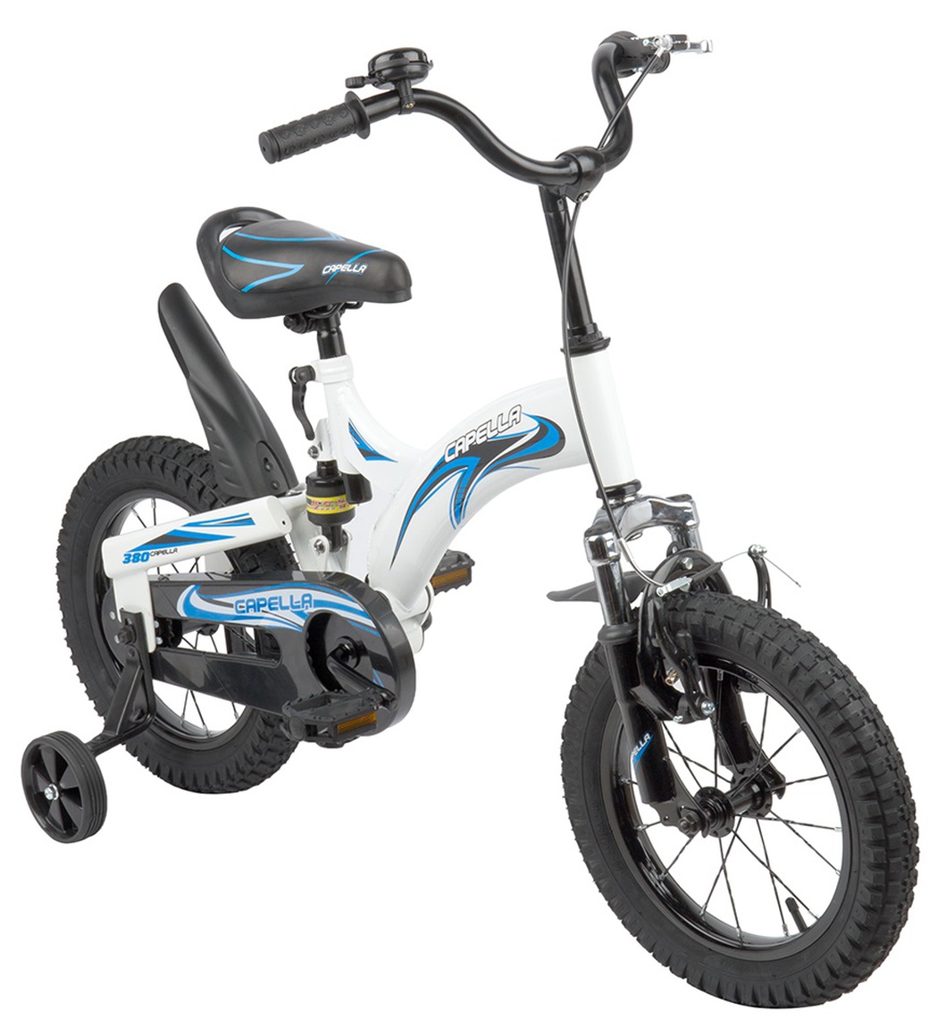 Capella G16BA606 велосипед детский двухколесный (бел черн синий) фото