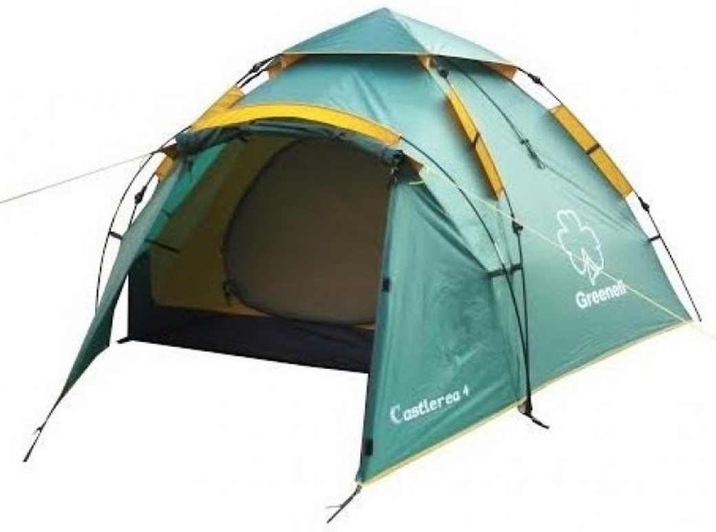 Greenell Каслрей 4 палатка с автоматическим каркасом Зеленый фото
