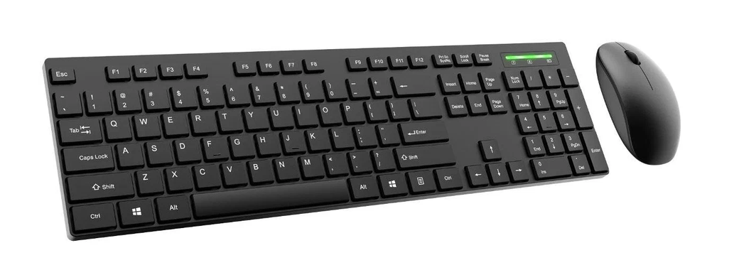 Беспроводной комплект Dareu MK198G (клавиатура+мышь), черный (En/Ru) фото