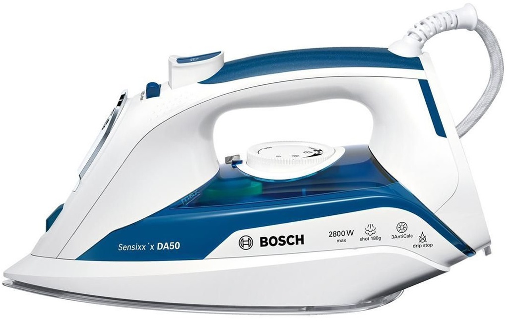Утюг Bosch TDA5028010 белый/синий фото