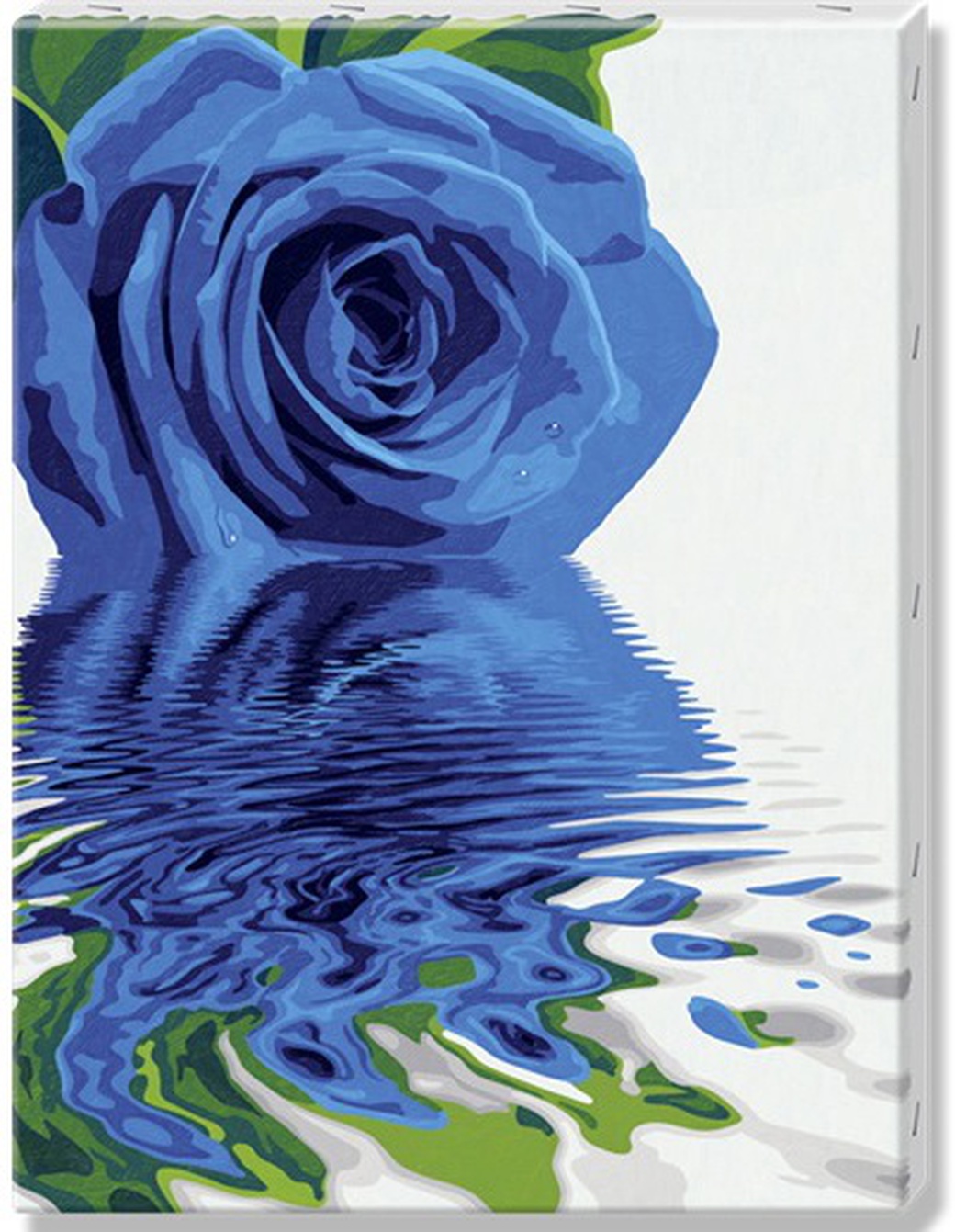 Schipper Синяя роза, холст - раскраска по номерам, 60х80 см фото