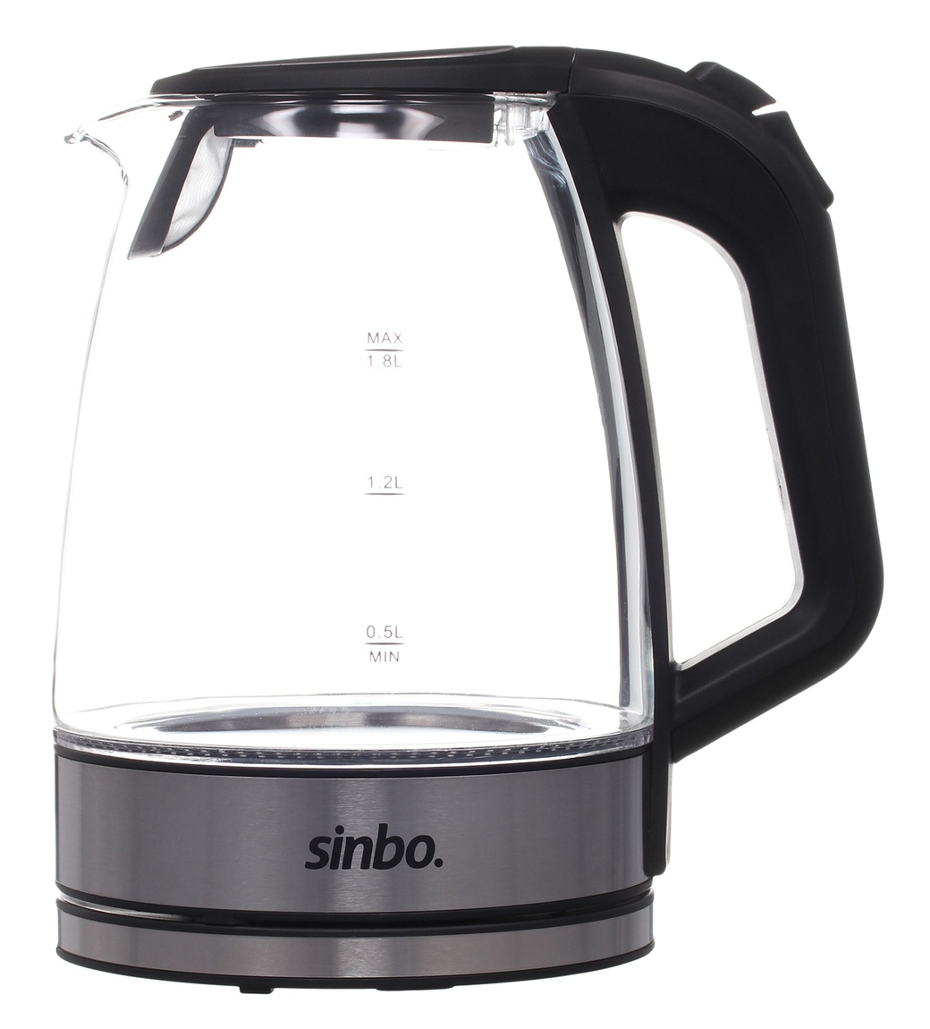 Чайник Sinbo SK 7390 1.8л. 2200Вт прозрачный (стекло) фото