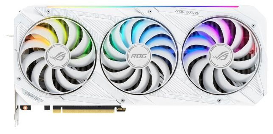 Видеокарта Asus GeForce RTX 3090 Rog Strix OC 24Gb White Edition (ROG-STRIX-RTX3090-O24G-WHITE) фото