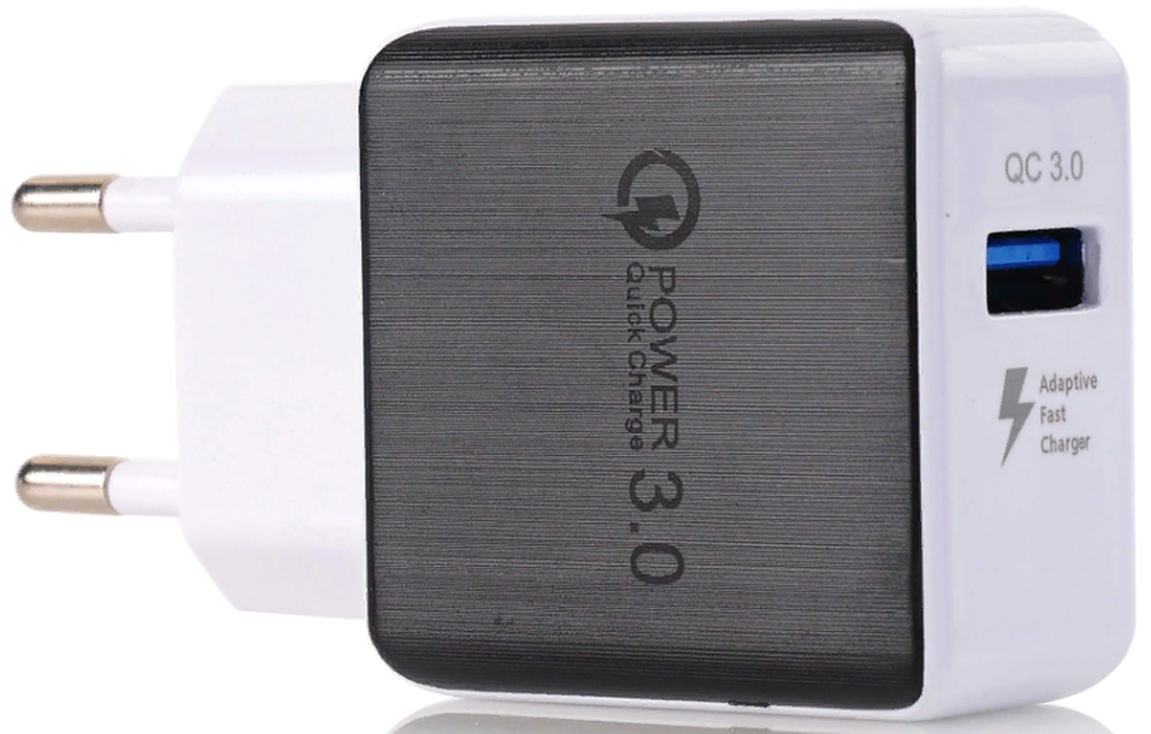 Мини-зарядное устройство 3A USB, черный фото