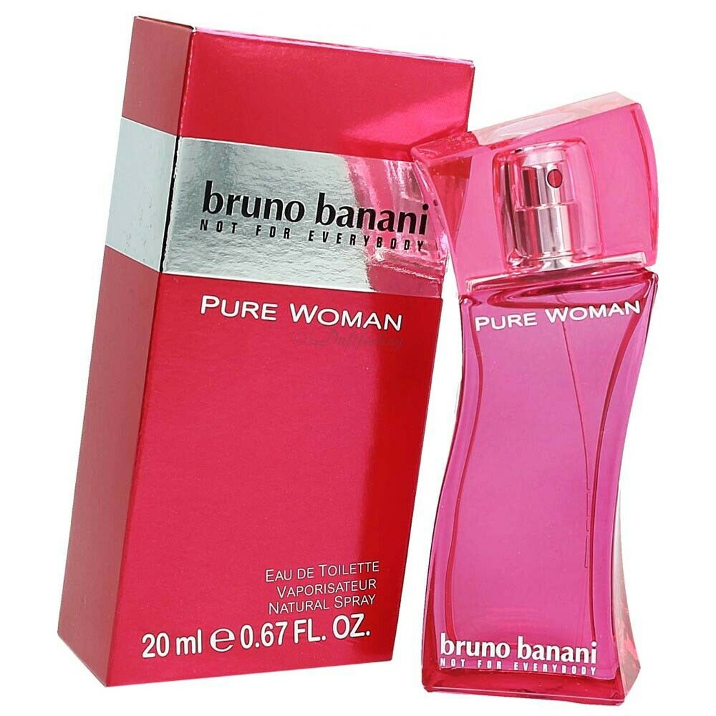 Туалетная вода bruno. Bruno Banani Pure woman. Bruno Banani Pure woman ( EDT 30 ml + g/g 50 ml ).
