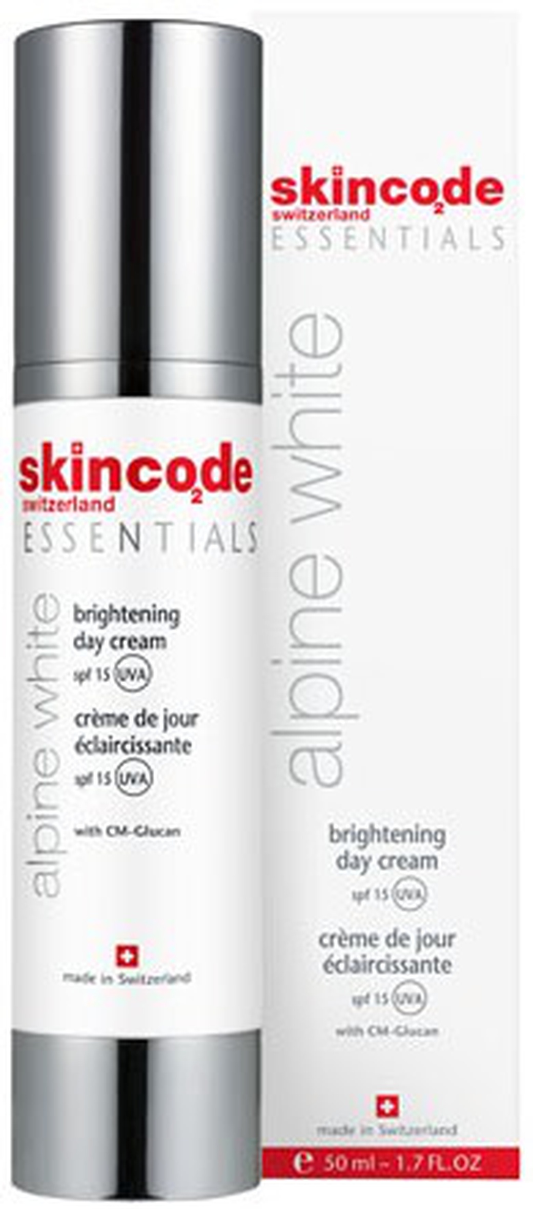 SkinCode Alpine White осветляющий дневной крем spf 15, 50 мл фото