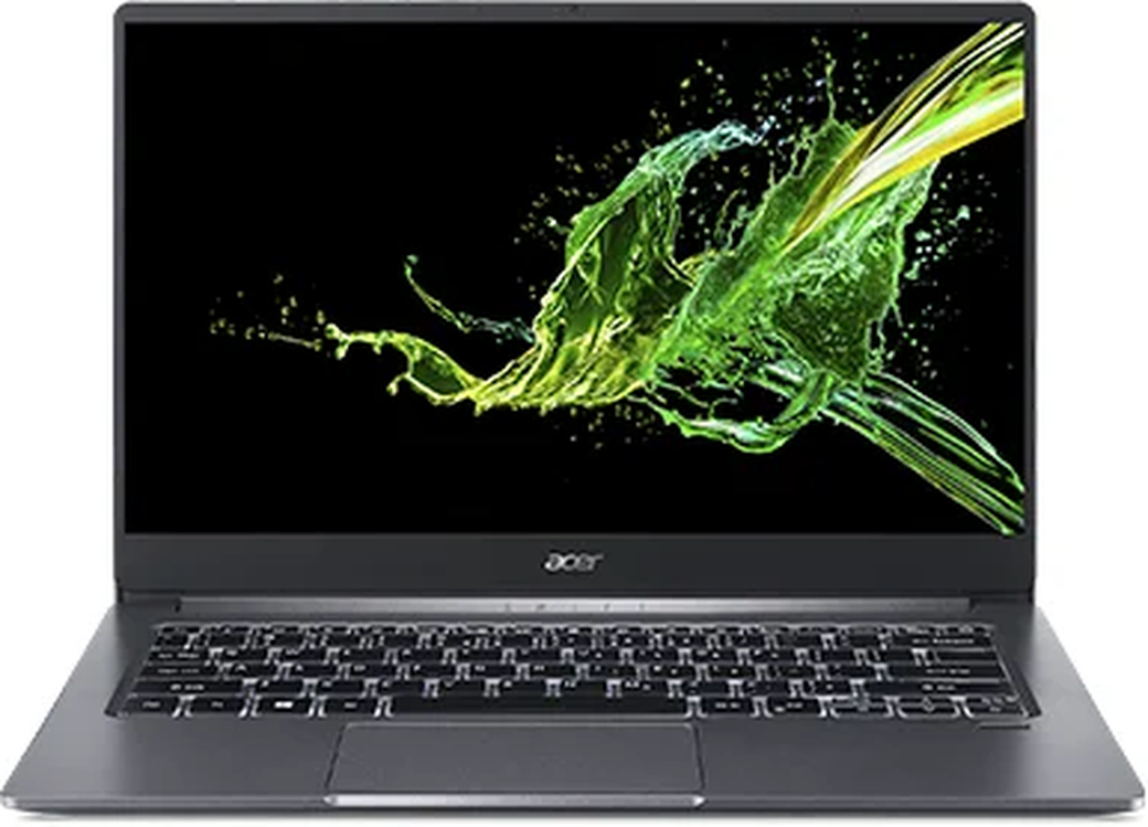 Ноутбук Acer Swift SF314-57G-56JY (Core i5-1035G1/14"/1920x1080/IPS/8Gb/SSD 512Gb/Nvidia GeForce MX250/Сканер отпечатка пальцев/Linux) серый фото