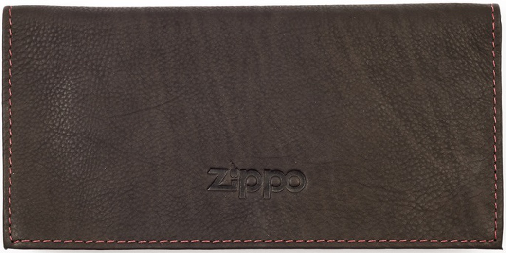 Кожаный тройной кисет Zippo, коричневый 2005130 фото