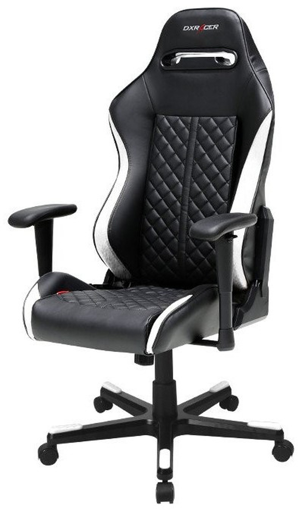 DXRacer Drifting Игровое кресло чёрно-белое, OH/DF73/NW, кожа-PU фото