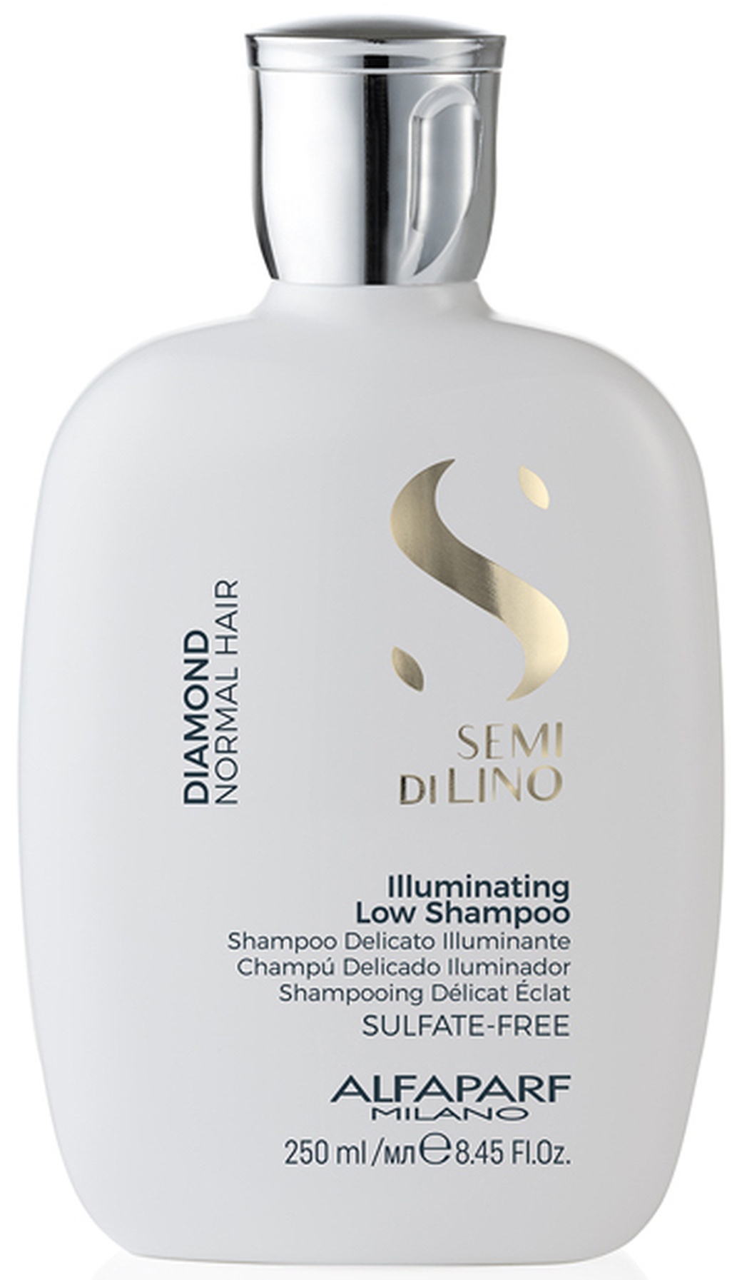 Шампунь для нормальных волос, придающий блеск Alfaparf SDL D ILLUMINATING LOW SHAMPOO, 250 мл фото