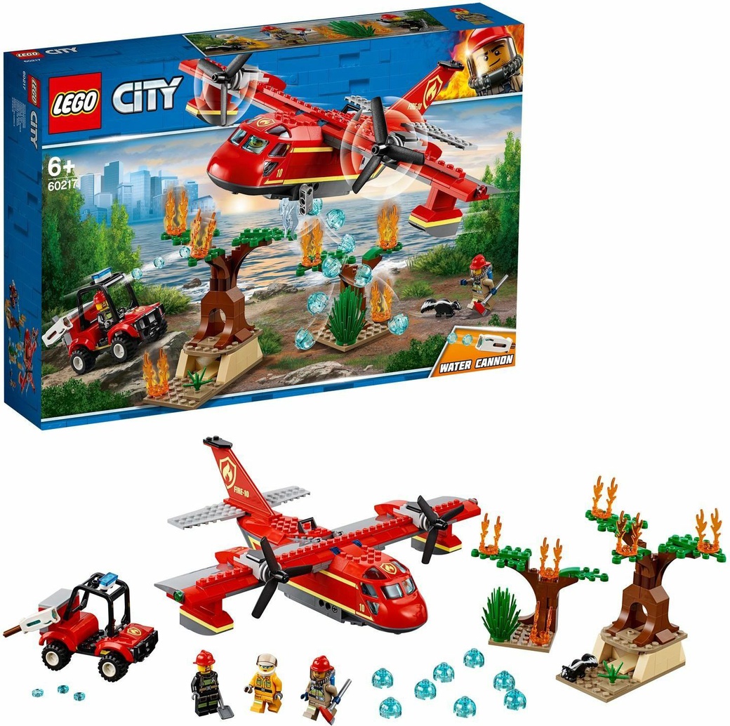 Конструктор LEGO City Fire Пожарный самолёт фото
