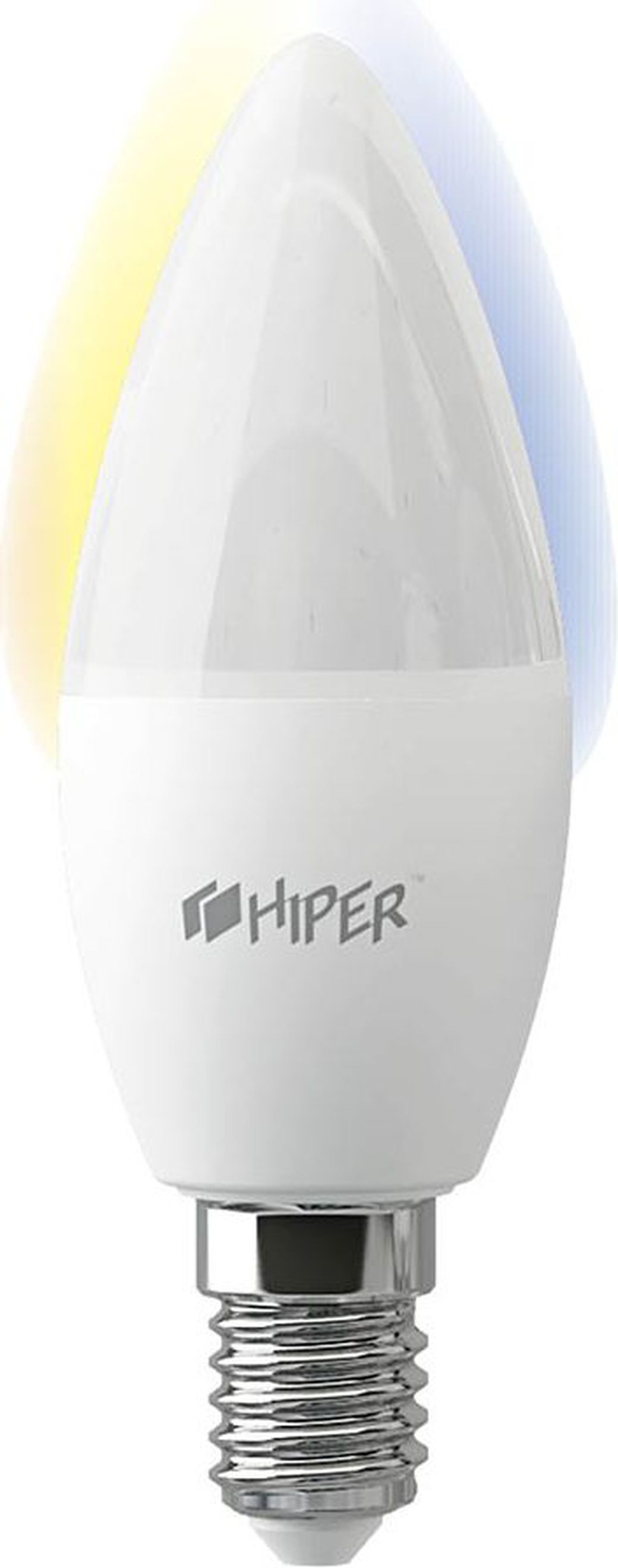 Умная LED лампочка HIPER Wi-Fi SMART LED BULB C1 белая фото