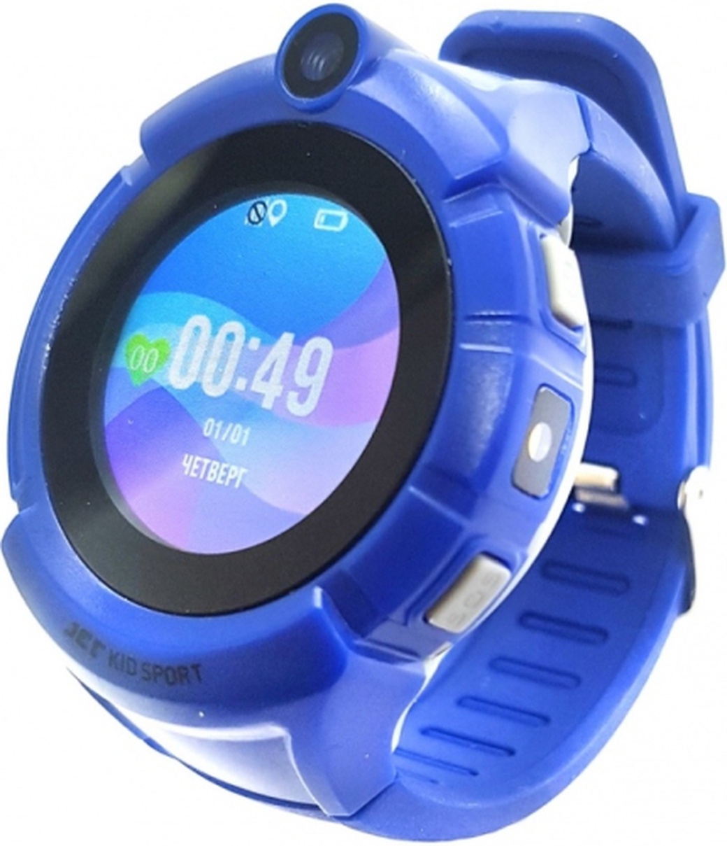 Смарт-часы Jet Kid Sport 50мм 1.44" TFT темно-синий (SPORT DARK BLUE) фото
