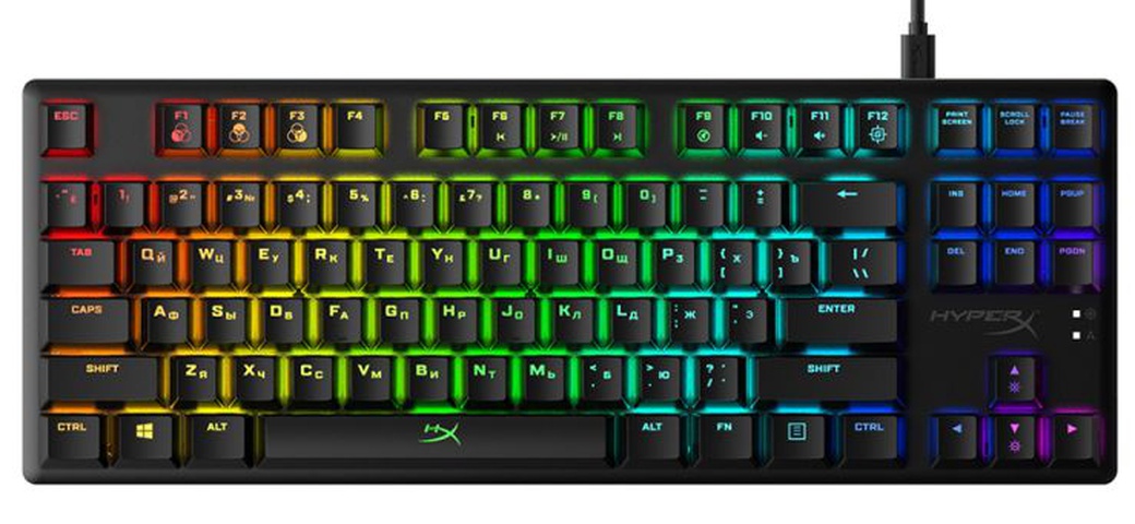 Механическая клавиатура HyperX Alloy Origins Core RGB, черный фото