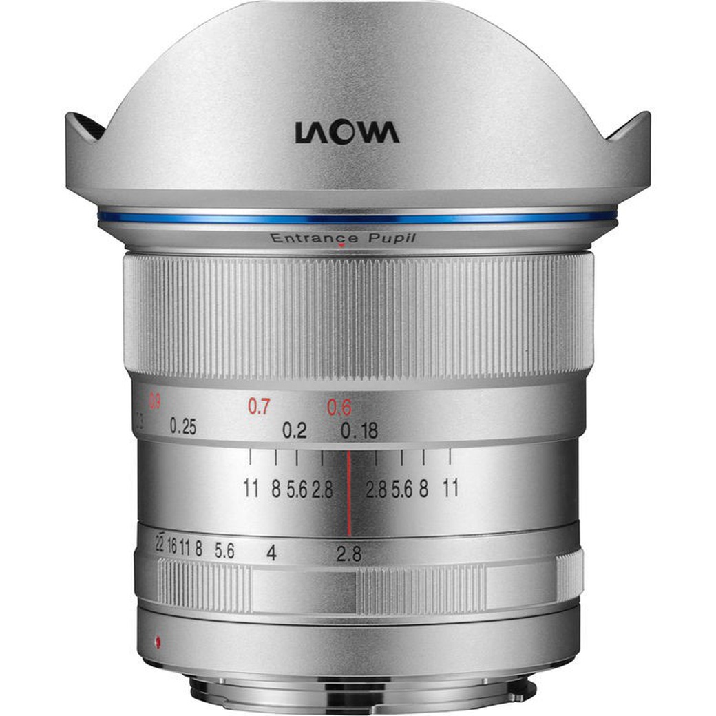 Объектив Laowa 12mm f/2.8 Zero-D (Silver) для Canon-EF серебристый фото