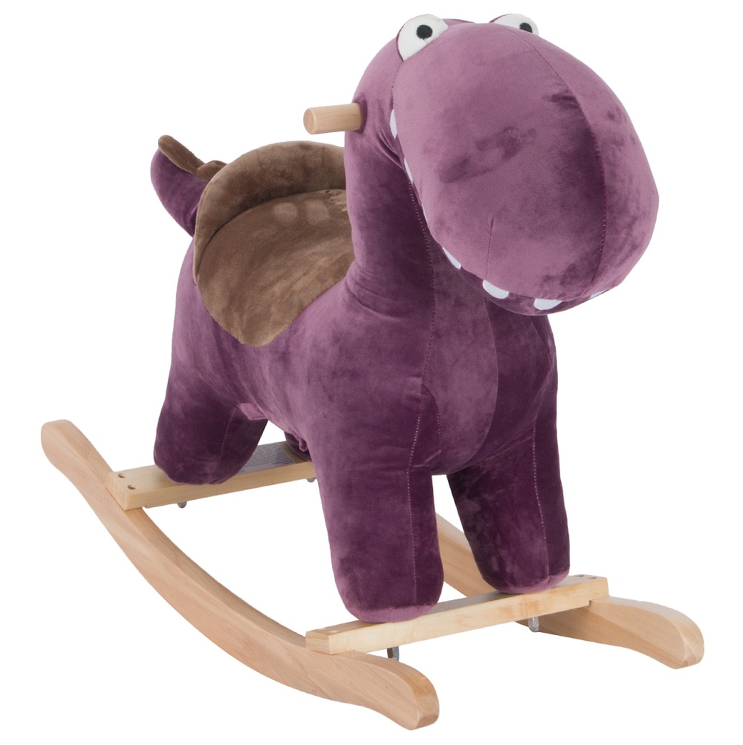 Качалка-игрушка Lider Kids Динозаврик, фиолетовый, (35 см) фото