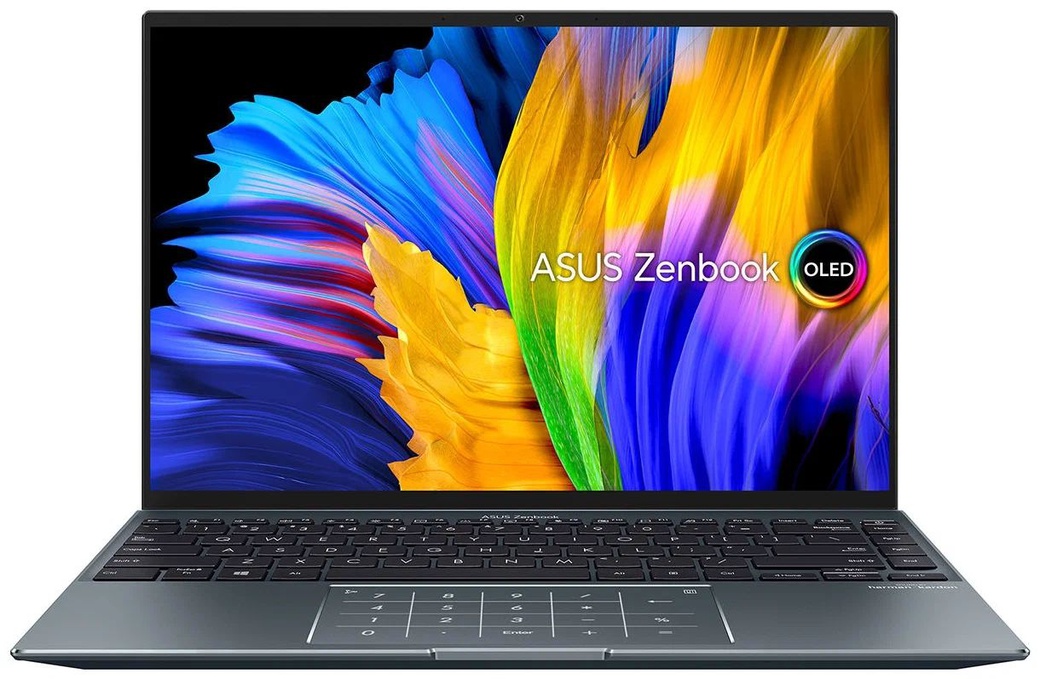Ноутбук Asus Zenbook 14X UX5401EA-KN141T (Core i5 1135G7/16Gb/SSD512Gb/Intel Iris Xe graphics/14"/2880x1800/W10 Home) серый фото