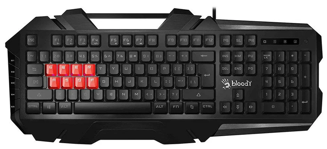 Механическая клавиатура A4Tech Bloody B3590R, черный/серый фото