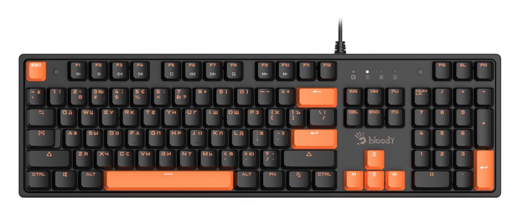 Механическая клавиатура A4Tech Bloody S510, черный фото