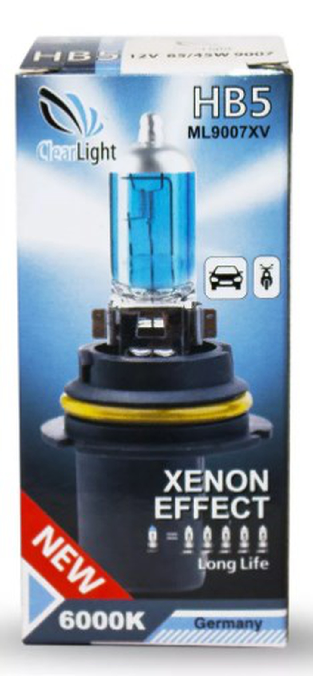 Лампа галогеновая Clearlight HB5 XenonVision 1шт, картон фото