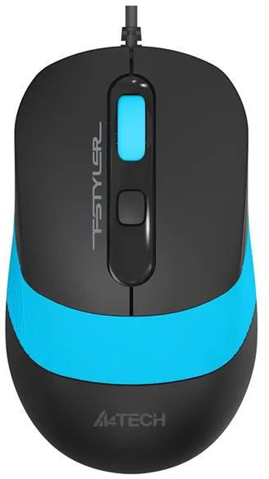 Мышь A4Tech Fstyler FM10, черный/синий фото
