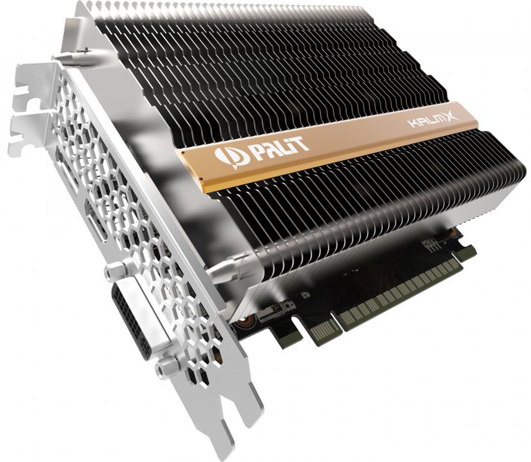 Видеокарта Palit PCI-E PA-GTX1050Ti KalmX nVidia GeForce GTX 1050TI 4096Mb 128bit GDDR5 1290/7000 DVIx1/HDMIx1/DPx1/HDCP Ret фото
