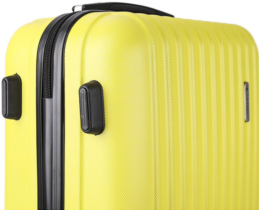 Комплект чемоданов L'Case Krabi из 3 штук 18(S)-22(M)-26(L) Желтый фото