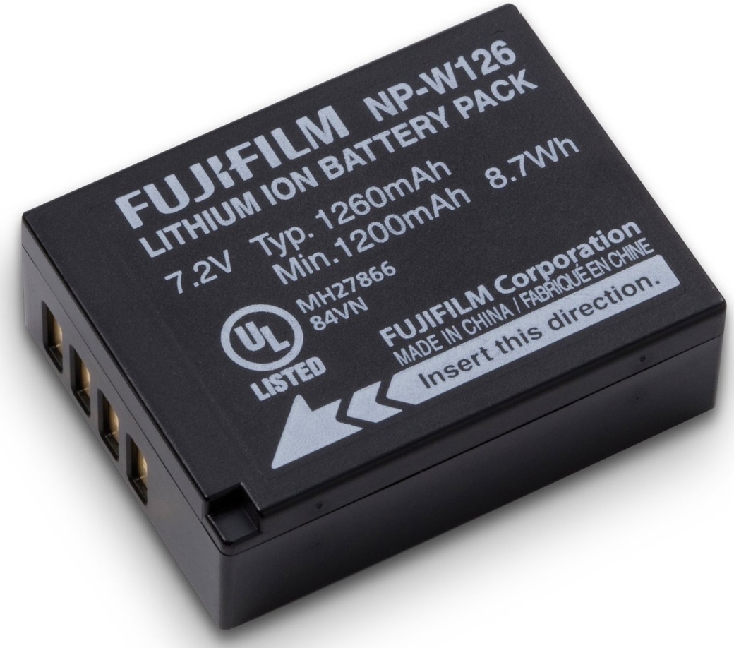 Аккумулятор Fujifilm NP-W126 для Fuji X-T1/X-Pro1/X-E2/X-E1/X-M1/X-A1/X-A2 фото