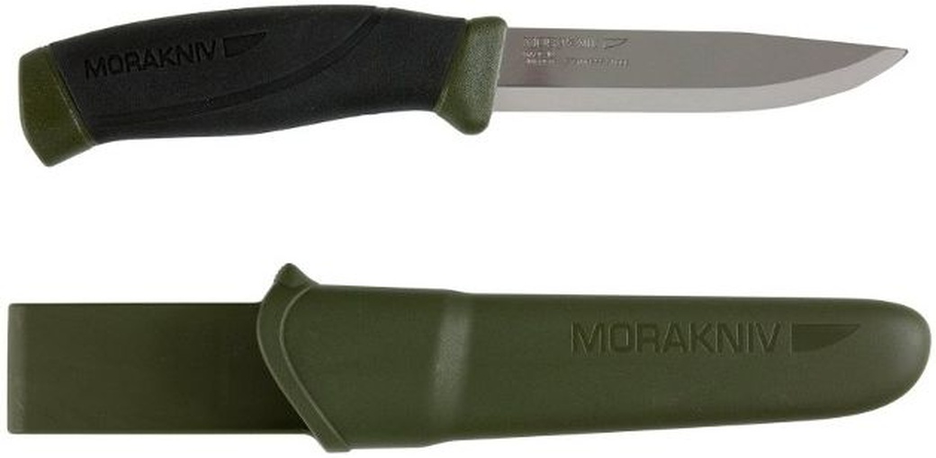 Нож Morakniv Companion MG, нержавеющая сталь, хаки фото