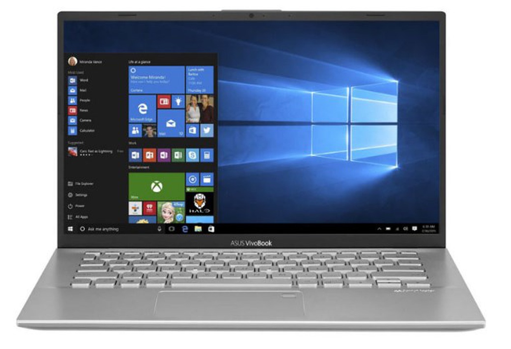 Ноутбук Asus X412UB-EB040T (Intel 4417U/4Gb/256Gb SSD/14.0" FHD Anti-Glare/NVIDIA GeForce MX110 2Gb GDDR5/WIFI/Win10) серебряный фото
